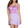 Cosabella Savona Curvy Chemise & G-String Set - Icy Violet/Cape Fuchsia