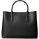 Lauren Ralph Lauren Smooth Leather Large Marcy Satchel - Black