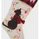 GlitzHome Meow Cat LED Embroidered Christmas Stocking 10.5"