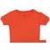 Leveret Toddler Unisex Solid Color Short Pajama Set - Orange