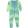 Leveret Baby Footed Mix Dye Cotton Pajamas - Colorful Mix Tie Dye