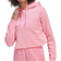 Adidas Women's Originals Adicolor Essentials Crop Fleece Hoodie - Bliss Pink