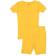 Leveret Kid's Short Sleeve Classic Solid Color Pajamas - Yellow (32177957044298)