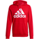 Adidas Essentials French Terry Big Logo Hoodie - Scarlet/White