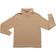 Leveret Cotton Classic Turtleneck Shirts - Beige