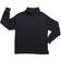 Leveret Cotton Classic Turtleneck Shirts - Black