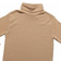 Leveret Cotton Classic Turtleneck Shirts - Beige