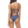 L*Space Pointelle Rib Gianna One Piece Swimsuit - Slate