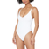 L*Space Pointelle Rib Gianna One Piece Swimsuit - White