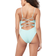 L*Space Pointelle Rib Gianna One Piece Swimsuit - Pool