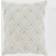 Lush Decor Tufted Diagonal Cushion Cover White (50.8x50.8)