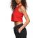 Tommy Hilfiger Women's Crewneck Cropped Tank Top - Scarlet