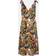 Stine Goya Naima Midi Dress - Artist Canvas At Night