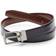 Perry Ellis Men's Reversible Feather Stitch-Edge Belt - Black/Brown