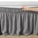 Lush Decor Ruched Ruffle Elastic Easy Wrap Valance Sheet Gray (203.2x193.04)