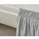 Lush Decor Ruched Ruffle Elastic Easy Wrap Valance Sheet Gray (203.2x193.04)