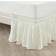 Lush Decor Ruched Ruffle Elastic Easy Wrap Valance Sheet White (203.2x193.04)