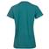 Blue Mountain Women's Short Sleeve V-Neck T-shirt - Deep Lake Heather