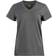 Blue Mountain Women's Short Sleeve V-Neck T-shirt - Heather Gey