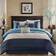 Madison Park Serene Bedspread Blue (264.16x233.68cm)