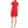 Tommy Hilfiger Short Sleeve Foil Logo Dress - Scarlet