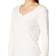 Dickies Women's Henley Long Sleeve Shirt - Opaque White