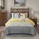 Madison Park Serene Bedspread Yellow (228.6x228.6cm)