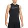 Nike Pro Dri-fit Men's Slim Fit Sleeveless Top - Black/White