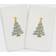 Linum Home Textiles Christmas Tree Guest Towel White (76.2x40.64)