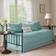 Madison Park Peyton Loose Sofa Cover Turquoise (190.5x99.06cm)