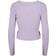 Urban Classics Ladies Short Rib Knit Cardigan - Lilac