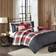 Madison Park Warren Herringbone Duvet Cover Set 6 Piece Red Duvet Cover Red