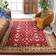 Safavieh Lyndhurst Collection Red, Beige 27x144"