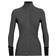 Icebreaker Women's Real Fleece Merino Descender Long Sleeve Zip Jacket - Jet heather/Black