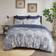 Ink+ivy Ellipse Bedspread Blue (233.7x223.5)