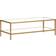 Hudson & Canal Hera Antique Brass Coffee Table 24x54"