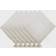 Design Imports Stripe with Tassel Cloth Napkin White (50.8x50.8)