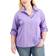 Tommy Hilfiger Roll-Tab Shirt Plus Size - Wisteria