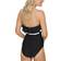 Tommy Hilfiger Strapless Flounce One-Piece Swimsuit - Black