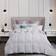 Martha Stewart White Goose Down And Feather Bedspread White (223.52x223.52)