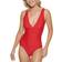 Tommy Hilfiger Ruffled One Piece Swimsuit - Scarlet Red