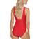 Tommy Hilfiger Ruffled One Piece Swimsuit - Scarlet Red