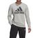 Adidas Essentials French Terry Big Logo Sweatshirt - Medium Grey Heather/Black