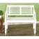 Zimlay Farmhouse Mahogany Settee Bench 40x36"