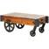Olivia & May Wood and Metal Coffee Table 22x45"