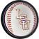 The Fan-Brand LSU Tigers Baseball Round Slimline Illuminated Wall Sign