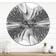 Design Art Fractal 3D Magical Depth Wall Clock 23"