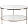 Southern Enterprises Risa White / Metallic Gold Coffee Table 33.8"