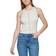 Calvin Klein Ribbed Button-Down Sleeveless Top - Birch