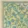 Safavieh Courtyard Collection Blue, Beige 31x60"